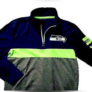 SEATTLE SEAHAWKS | 3/4 Zip Pullover | MED (8) |
Gender-Neutral |